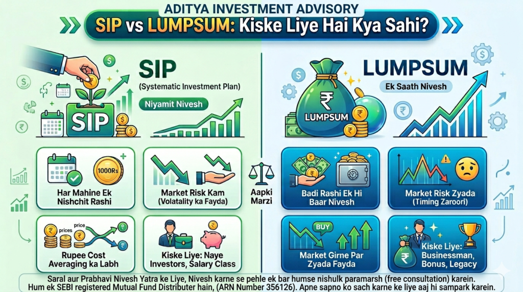 SIP vs Lumsum kaunsa best hai in 2026